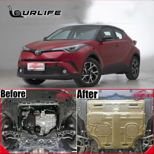 Engine Chassis Guard Cover Protector Manganese Steel Plastic Fender Accessories For Toyota CHR C-HR C HR 2019 2020 2021