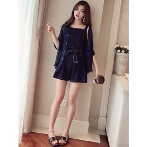 CMAZ Casual Clothing Sets For Women Shorts+Tops