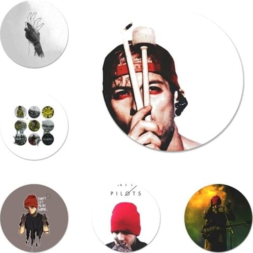 58mm Band Twenty One Pilots Art Icons Pins Badge Decoration Brooches Metal Badges For Backpack Decoration