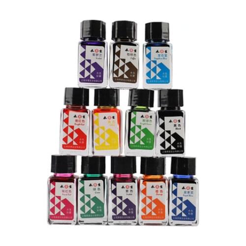 10 colors x 18ml/piece color ink ,glass dip pen ink ,fountain pen ink
