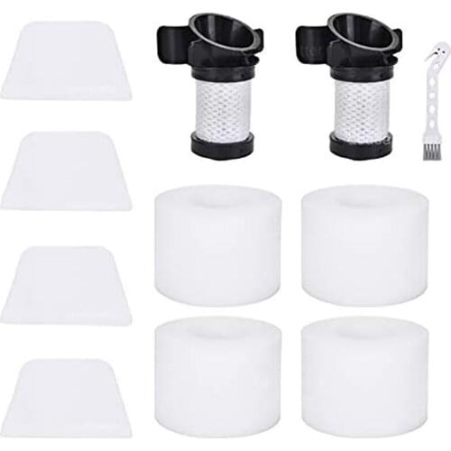 2 HEPA + 4 Foam & Felt Filter for Shark IONFlex DuoCleanIC205 IF100 IF200 IF201,Compare to Part XPREMF100&XPSTMF100