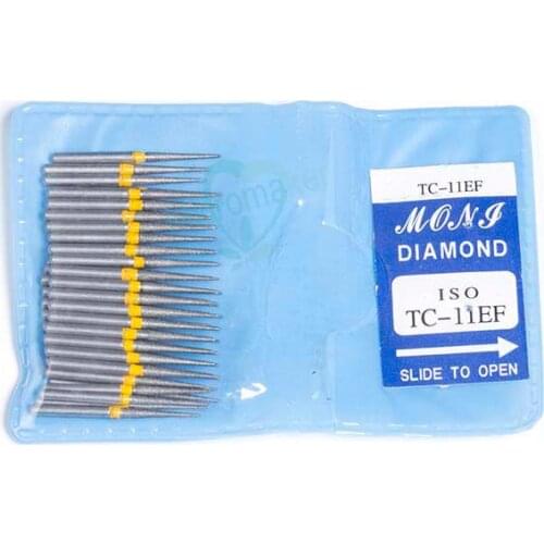 2 Bags Dental Diamond 1.6MM Burs FG High Speed Burs ,50Pcs/ Bag,1 Bags SO-20+1Bags TC-11EF