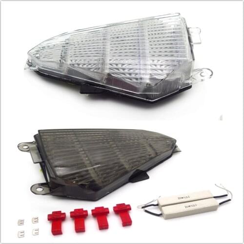 Aftermarket free shipping motorcycle parts Rear Turn Signal Tail Light LED Integrated Tail light For Yamaha YZF R6 2008-2013