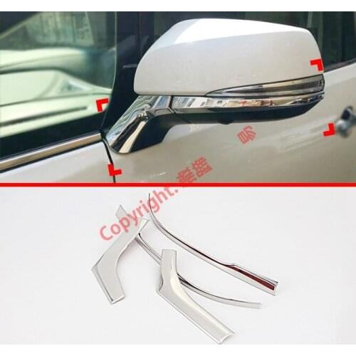 ABS Chrome Car Accessories Side Mirror Trim Rear View Molding Below For Toyota Alphard Vellfire AH30 2016 2017 2018 2019 2020