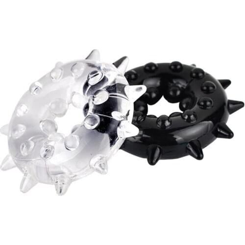 Erotic Beaded Penis Ring Delay Ejaculation Cockring Adult Sex Toys for Men Dildo Stimulate 4PC