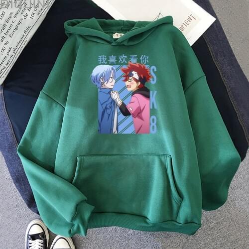 Anime Hoodie Skate infinity Hoodie Unisex Sweatshirts Skateboard Casual Streetwear Japanese Hoody Women Aesthetic Kawaii XS-3XL