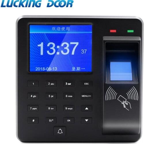 M10 Biometric Fingerprint Access Control Intercom Machine Digital Electric RFID Access System For Door Lock Keys Tags
