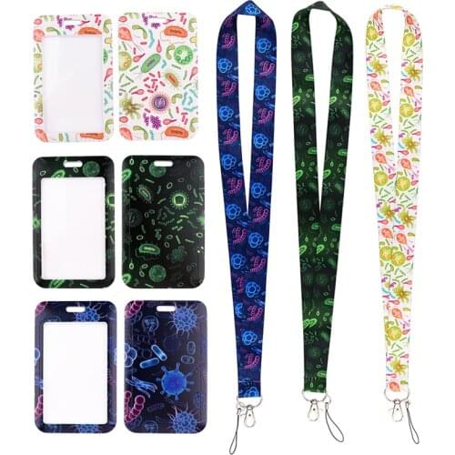 MD1003 DMLSKY Fashion Bacterial Neckneck Lanyard ID Card Strap Multifunction Mobile Phone medicine Decoration For Doctor Nurse