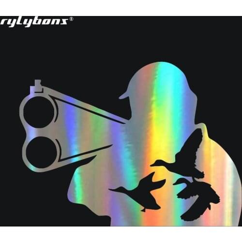 Rylybons Hunter Hunting Car Stickers Car-Styling for Car Motorcycle Accessories in Window Wall Body Funny Car Stickers