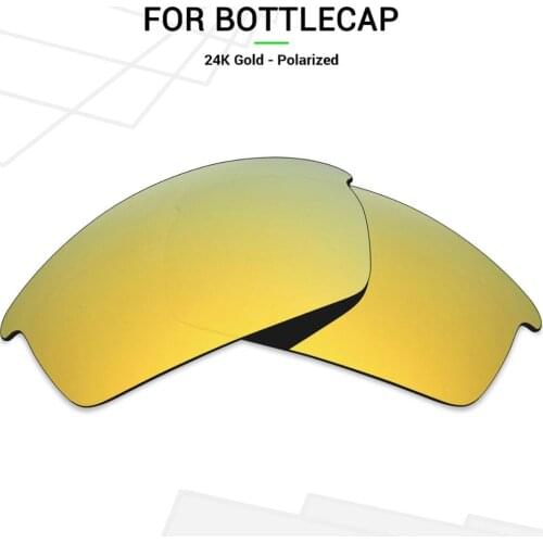 Mryok POLARIZED Replacement Lenses for Oakley Bottlecap Sunglasses 24K Gold