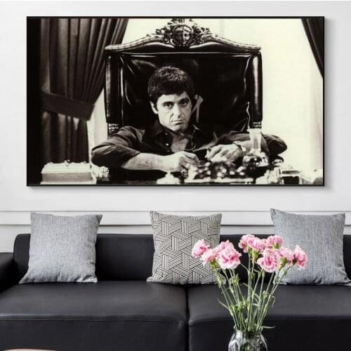 Movie Portrait Decorative Painting Art Posters and Prints on Canvas Wall Art Cool Man Picture for Living Room Home Decor