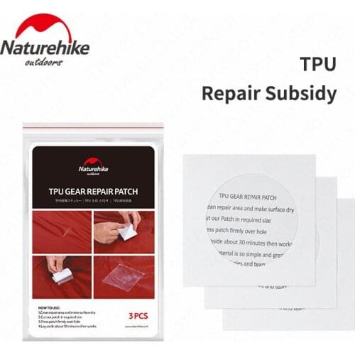 Naturehike TPU Repair Subsidy Transparent Patch Sticker Sleeping Bag Tent Inflatable Mattress Pillow Waterproof Trap Gas Sticker