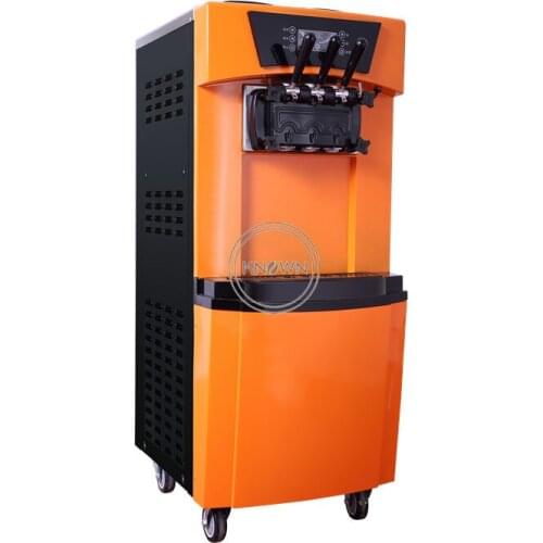 Promotion Sales Commercial Automatic Ice Cream Machine Three-Color Vertical Ice Cream Making Machine