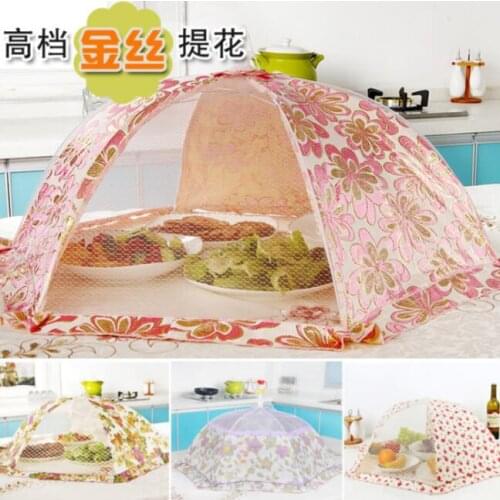 Folding Food Cover Dining Table Food Covers Umbrella Style Anti Fly Mosquito Large Food Covers Umbrella