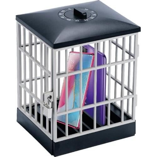 Cell Phone Jail With Timer Creative Cell Prison Lock For Party Home Table Office Cell Phone Cage Prison Cell Phone Storage Box