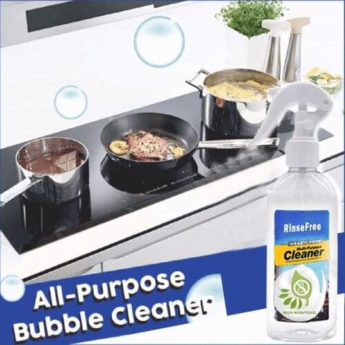 All-Purpose Rinse-Free Cleaning Spray Wash Kitchen Bubble Cleaner Efficient Kitchen Laundry Stain Cleaning Spray 2019