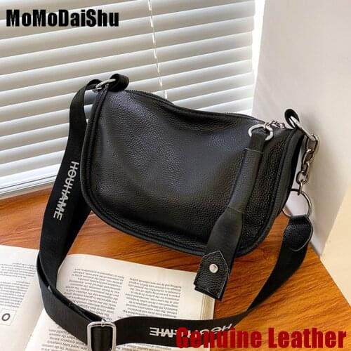 100% Genuine Leather Women Bag Natural Skin Shoulder Bags For 2021 New Shoulder Messenger Women Bag Luxury Simple Shoulder Bags