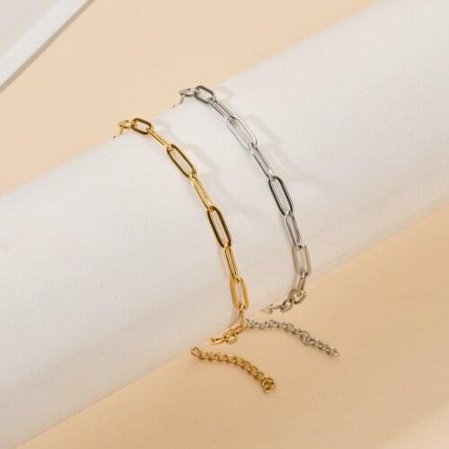 ZMZY New Fashion Simple Female Anklets Stainless Steel Jewelry Leg Anklets On Foot Ankle Bracelets For Women Leg Chain Gifts