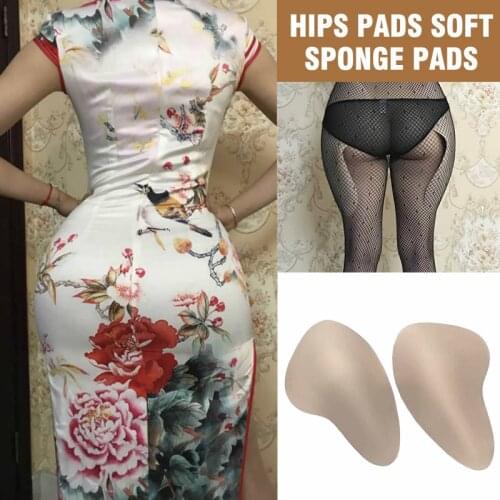 1 Pair Thigh Hips Pads Hip Enhancer Buttock Lifter Sponge Pads Shaper Women Fake Ass Hip Contour Padded
