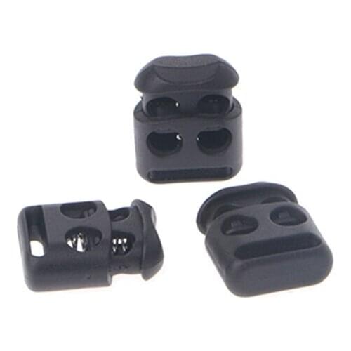 10 Pcs/Lot Non-Slip Shoelace Buckle Clip Stopper Rope Clip Clamp Cord Cable Lock