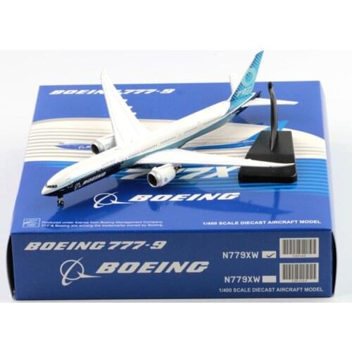 19CM 1/400 Scale 777 B777-9x N779XW LH4160 Prototype Airlines Plane Model Toy Diecast Alloy Lading Gear Aircraft Collectible Toy