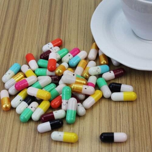 50PCS Lucky Wishing Bottle Capsule Rolls Pills Event Party Supplies Gifts Pill Love Letterhead Stationery Paper Envelopes