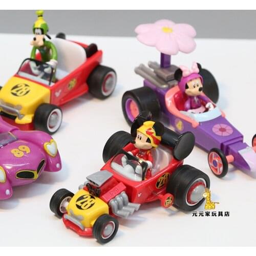 TOMY Anime Figure Model Pull Back Car Racing Kids Toys Kawaii Ornaments Boy Girl Gift