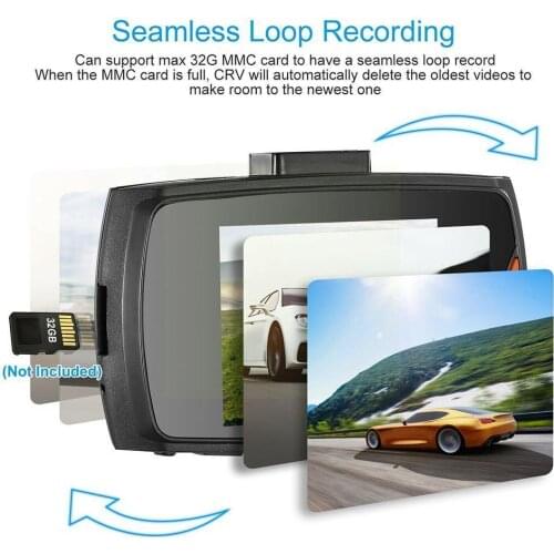 Car Dvr 2.4 Full 1080p Dashcam Vehicle Camera Video Cam Dash Dash Auto Recorder Cam Registrar Mirror Car Car Dv X0f8