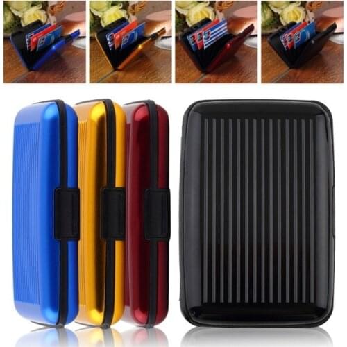 Free Shipping 200pcs Business ID Credit Card Waterproof Aluminum Newest Promotion Wallet Holder Pocket Case Box