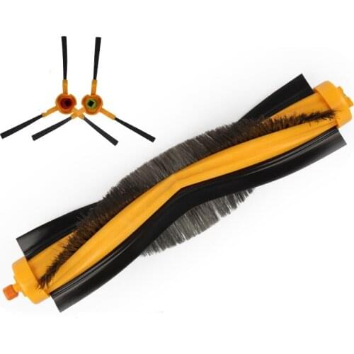 2x side brush 1x Main Roller Brush For Ecovacs Deebot DT85 DT83 DM81 DM85 DT85G DE33 DD35 Robot Vacuum Cleaner Parts replacement