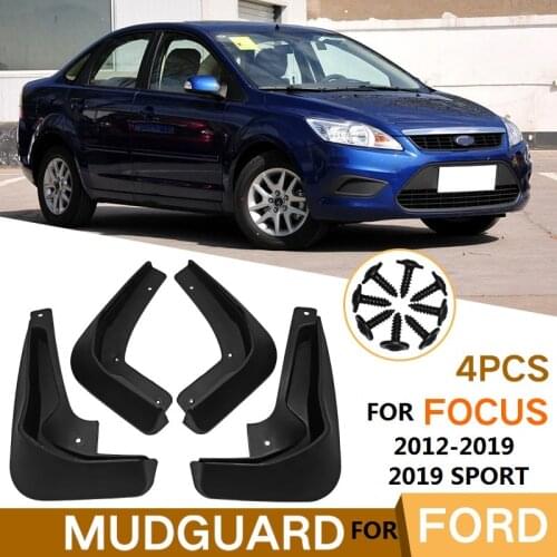 Car Mudflap For Ford FOCUS Sedan Saloon 2012-2019 Sport Fender Mud Guard Splash Flaps Mudguard Accessories