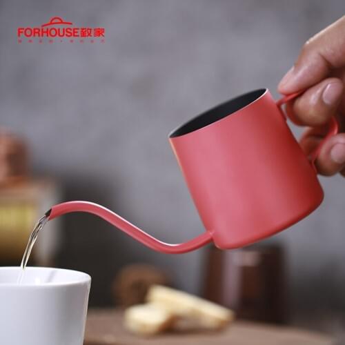 350ml Stainless Steel Teapot Drip Coffee Pot Long Spout Kettle Cup Home Kitchen Tea Tool