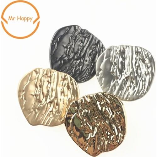 10pcs/lot fashion special-shaped buttons decorative metal buttons for overcoat sweater jacket accessory crafts DIY