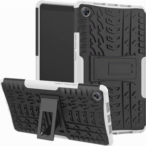 Dual Layers Shockproof Case For Huawei Mediapad M5 SHT-AL09 SHT-W09 8.4 Inch Tablet Armor Cover with Rear Kicstand
