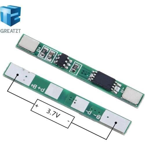 GREATZT 5PCS/LOT 1S 3.7V 3A li-ion BMS PCM battery protection board pcm for 18650 lithium ion li battery