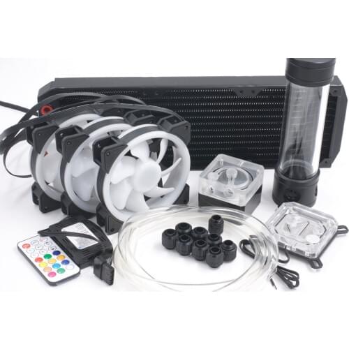 Bykski Water Cooling Kit for CPU Intel AMD 360mm Copper Radiator RGB