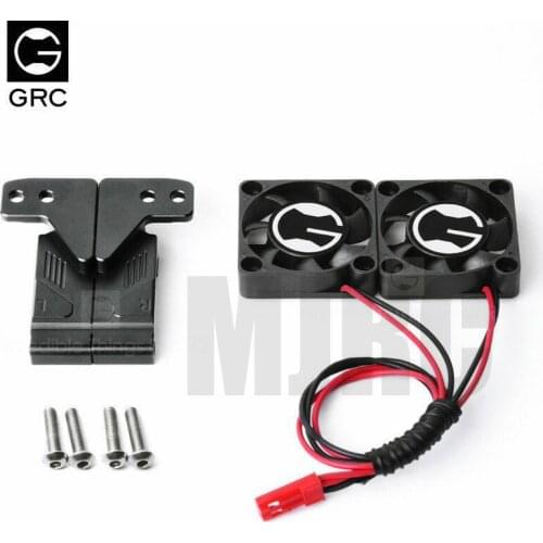 GRC TRX-4 water tank radiator cooling double fan for Traxxas TRX-4 DEFENDER 82056-4 front face air intake fan