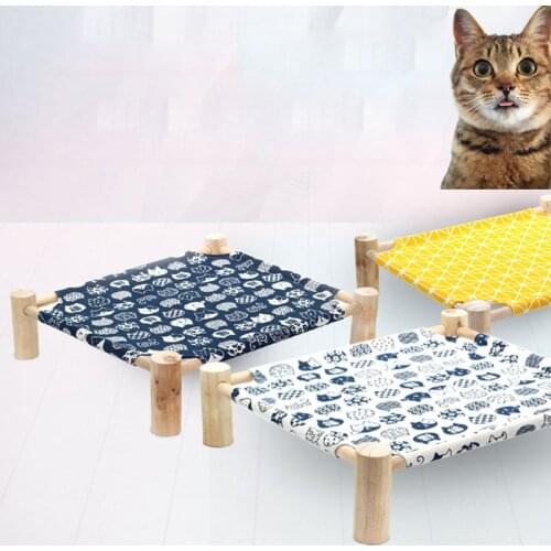 Pet Bed Cat Hammock Medium Removable Four Seasons Kitten Sleeping House Accessories Chihuahua Travel Place For Dogs Pet Products