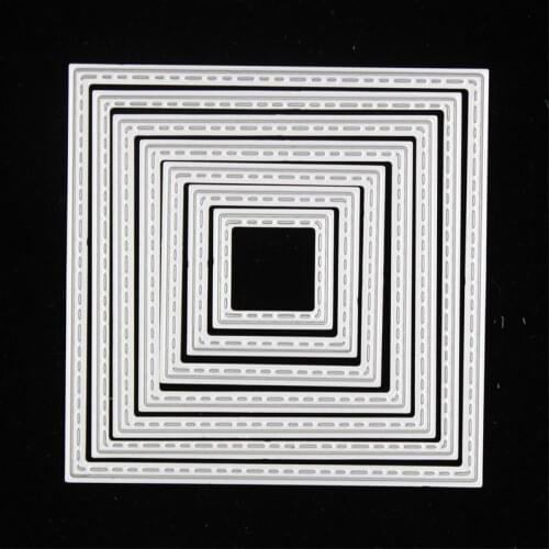 Small Square Metal Cutting Dies Stencils for DIY Scrapbooking Stamp/photo album Decorative Embossing DIY Paper Cards