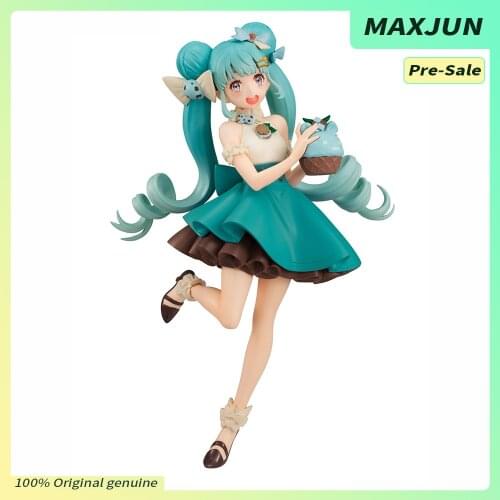 MAXJUN Pre-sale VOCALOID Genuine Anime Miku Figure peppermint Chocolate 17cm PVC Action Figure Collection Model Doll Toys
