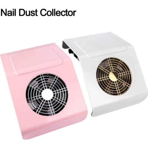 40W Powerful Nail Dust Collector Adjustable Suction Vacuum Cleaner With Dust Bag Professional Manicure Tool Nail Salon Equiment