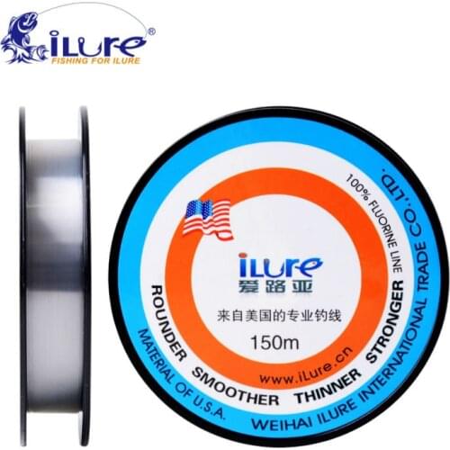ILure New 150 mt fluorine line transparent carp for winter ice fishing cords super strong monofilament japanetresse peche pesca