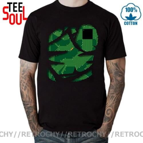 Retrochy Vintage CPU Circuit Board T shirts men Technics Technology Electronics CPU Computer Shirt Design Gift Technica T-shirts