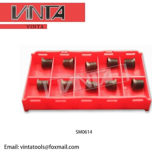 Sanyinghe free shipping 10pcs/lots SM0614=SM6*10XA CNC carbide tool attachment knife pad compression screw sleeve