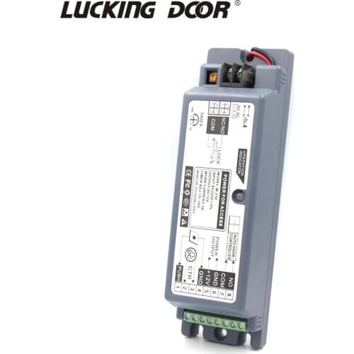 AC 220V Input NO/NC Output Door Access Control System Switch Power Supply 5A Time Delay Adjustablefor Access Control System