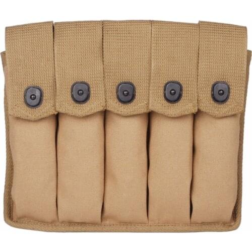 WWII US AMRY THOMPSON MAGAZINE POUCH 5 CELL 30 ROUNDS
