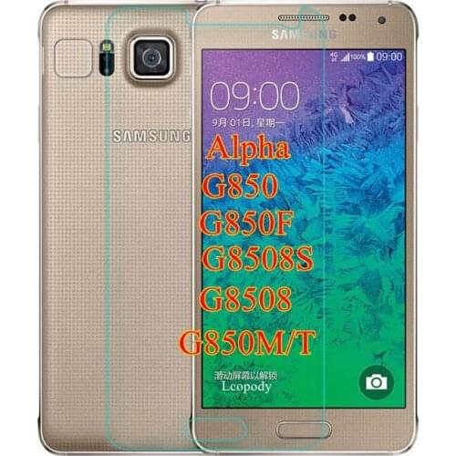 Tempered protective glass for Samsung Galaxy Alpha glas for samsung Galaxy Alfa G850 G850F G8508S G8508 G850M/T SKLO an mobil