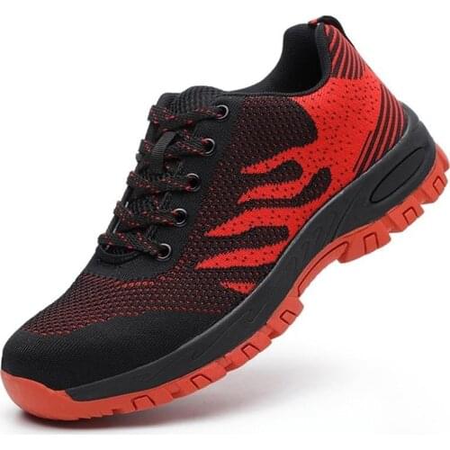 Women Safety Shoes With Metal Toe Men Immortal Indestructible Ryder Shoe Work Shoes With Steel Toe Work Boots Sneakers 2020 New