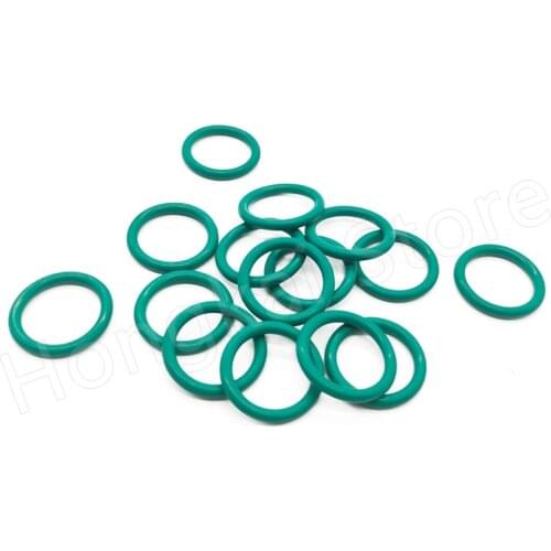 5-50pcs Thickness 2mm Green Fluorine Rubber O-Ring OD 5-70mm FKM Ring Gasket Good Oil Resistance