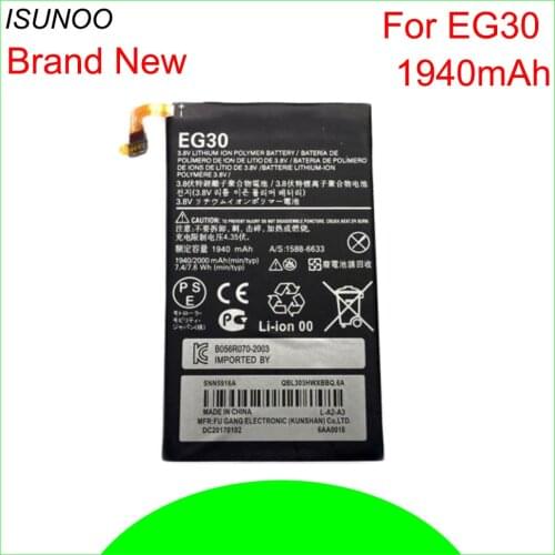 ISUNOO 1940mAh EG30 Battery for Motorola EV30 XT925 XT926 EG30 XT907 XT890 XT905 Battery Replacement